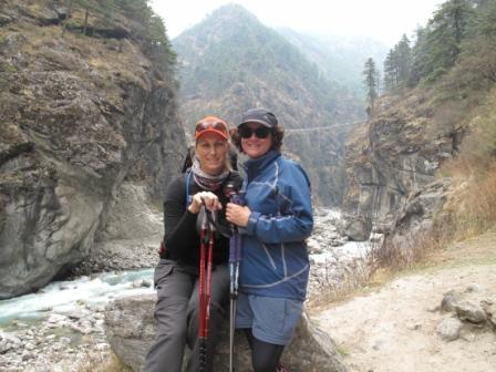 My trekking buddy and I